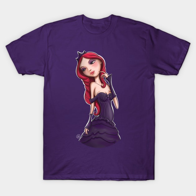 Emotive gotic girl T-Shirt by oscarsanchez